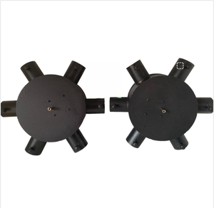 Système de tir de feux d'artifice de scène à double roue en forme de <span class=keywords><strong>soleil</strong></span>, fontaine pyrotechnique froide d'intérieur pour mariages et concerts - Product Image 4