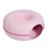 Produit et accessoire doux et mignon pour chat, lit chaud, apparence intelligente pour chat, feutre imperméable, nid de chat, maison en feutre