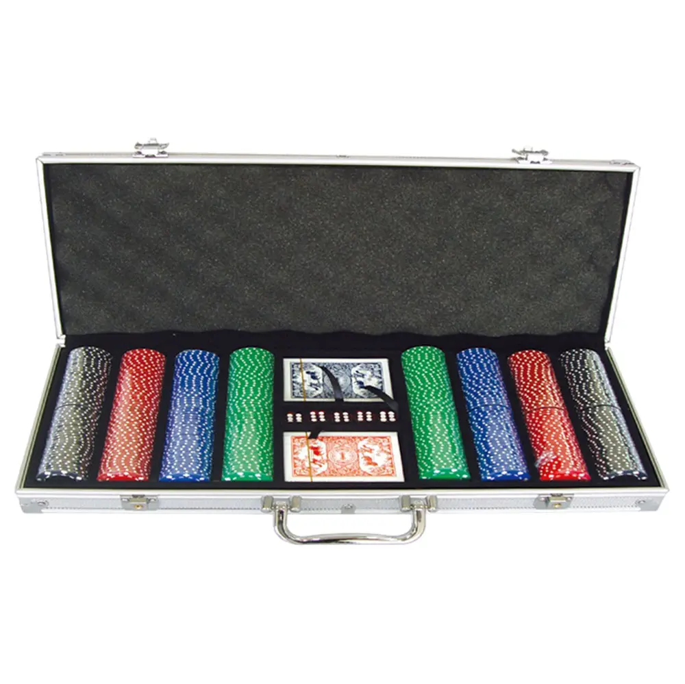 Aluminium Casino Texas Poker Chips Case Capaciteit Koffer Zwart Jack Poker Container Box Tool Case Outdoor Voertuig Kit Doos