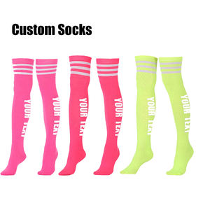 यूनिसेक्स युवा आरामदायक घुटने के उच्च संपीड़न स्टॉक कस्टम डिजाइन ठोस पैटर्न नीचे लोगो चालक दल त्वरित शुष्क - Product Image 2