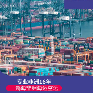 บริการขนส่งทางเรือและทางอากาศของฮอนไห่ แอฟริกา โลจิสติกส์ สำหรับแอฟริกา ระยะเวลาขนส่งทางเรือ 45 วัน ทางอากาศ 10 วัน พร้อมบริการพิธีการศุลกากร - Product Image 2