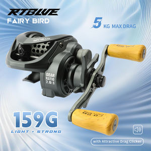 Rtblue <span class=keywords><strong>Ultra</strong></span> <span class=keywords><strong>Light</strong></span> Radio 7:1 Moulinets de pêche 6 + 1 Moulinets de coulée Baitcasting - Product Image 1