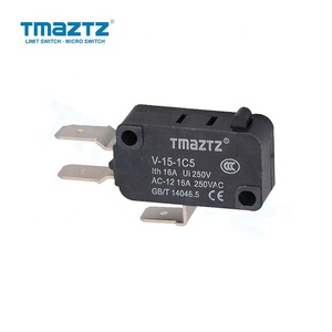 สวิตช์จำกัดระยะแบบกดปุ่มไฟฟ้าคุณภาพดี 10T125 16(4)A 250VAC 15A 125VAC แบบปกติปิด - Product Image 1
