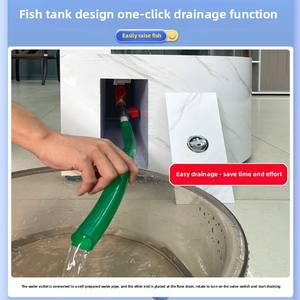 Aangepaste Milieuvriendelijke Halfronde Goudvistank Klein Huis Landschapsarchitectuur <span class=keywords><strong>Aquarium</strong></span> Box Luie Stijl Geen Water Verandering Nodig Om Te Leven - Product Image 3