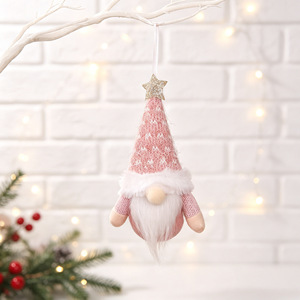 Set di Ornamenti Natalizi a Tema Foresta, Decorazioni con Bambole Senza Volto per Casa, Albero, Caminetto, Laurea, Festività e Capodanno - Product Image 6