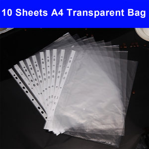 Bán buôn nộp hồ sơ sản phẩm rõ ràng tập tin quà tặng Túi bút máy tính notepad giấy tờ A4 tập tin thư mục phụ kiện - Product Image 3