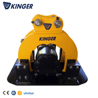 KINGER Nouvelle plaque compacteuse hydraulique 2-4T, directement d'usine, pour machine de construction, compacteur vibrant pour excavatrice
