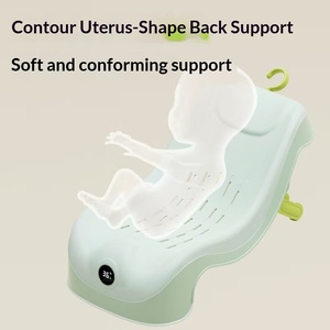 Support de bain <span class=keywords><strong>pour</strong></span> bébé en plastique, avec fonction assise et allongée, <span class=keywords><strong>pour</strong></span> nouveau-né, avec tapis antidérapant et <span class=keywords><strong>filet</strong></span> de bain - Product Image 4