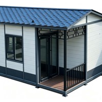Solárium Modular Prefabricado Moderno, Colores Personalizables para Techos y Paredes Exteriores, Puertas Corredizas y Ventanas, para Residencias y Hoteles