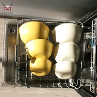 Ensemble de bols à salade de couleur en acier inoxydable 304 avec échelle et panier à mailles de lavage des légumes pour la pâte à gâteau de cuisine