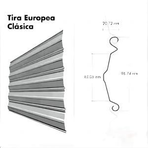 Máquina Perfiladora de Puertas Enrollables de Acero Galvanizado de Color Popular en México, Perfil Europeo para Persianas - Product Image 6