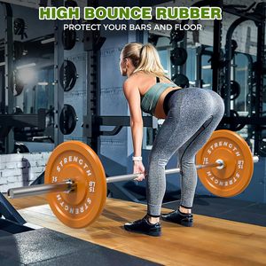 Factory Direct <b>Sales</b> Rubber Colored Competition 5Kg CPU Competition Wholesale Fitness Gym Cast <b>Weight</b> Plate Tent <b>Weight</b> Plates - Product Image 5
