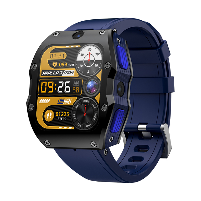 4g Android 9.1 Smartwatch Appllp 3 4+128gb Gps Dual Camera Ip68 Waterproof Sim Card Smart Watch