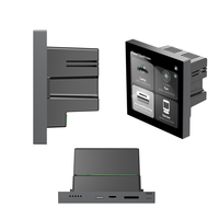 El más nuevo Smart Home Audio Host Panel de control táctil Gateway incorporado Música de fondo 220V Reino Unido Estándar Soporte multihabitación para hotel