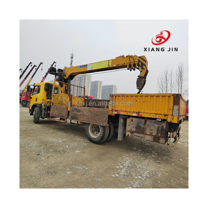 Grúa de Construcción móvil hidráulica de pluma de 4 secciones de 12 toneladas usada en camión para trabajo de campo - Product Image 3