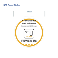 Support de table personnalisé en acrylique étanche pour avis NFC, avec lecteur de cartes RFID, stockage 144 octets et étiquette anti-écoute pour Google