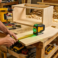 Vente directe usine – Niveau laser autonivelant DW089LG, 3 plans 360° de qualité industrielle pour la construction °   Niveau laser à ligne croisée verte