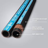 Tuyau de ravitaillement d'avion en NBR ignifuge, flexible, taille personnalisée, service de découpe, tuyau de distribution de carburant