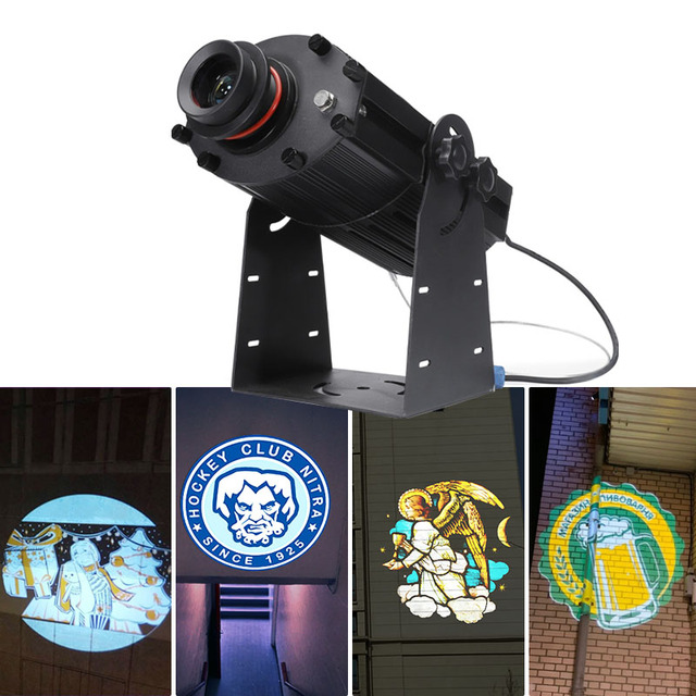 logo Projector Outdoor Gobo logo Projector 200w Waterproof Rotation HD Advertising Projection Light Outdoor Gobo Projector