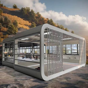 Mini cabine portable espace de vie extérieur pour le camping et la randonnée Design moderne avec fenêtres naturelles - Product Image 2