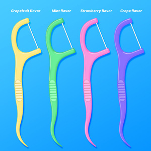 ไหมขัดฟันรสผลไม้ 50 ชิ้น แบบใช้แล้วทิ้ง สำหรับลมหายใจสดชื่น - Product Image 1