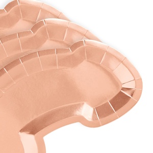 Piastre a forma di pene in oro rosa addio al nubilato da doccia addio al nubilato per fare il piatto di carta sfacciato e sfacciato divertente per sempre - Product Image 6