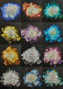 <span class=keywords><strong>Illusion</strong></span> Einhorn Unregelmäßige Kunst Glitter Pailletten Becher Transparente Aurora Chamäleon Flocken Nägel - Product Image 5
