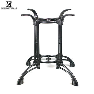 2019 nuevo de metal negro doble pata de la Mesa de la Asamblea <span class=keywords><strong>las</strong></span> patas de la Mesa para restaurantes - Product Image 1