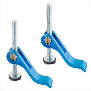มือจับอลูมิเนียมสีน้ำเงิน CNC พร้อมตัวล็อคแบบปรับได้ คันโยกหนีบพร้อมบริการเจาะและเจาะร่อง ยี่ห้อ Xavier ราคาโรงงานถูก - Product Image 1