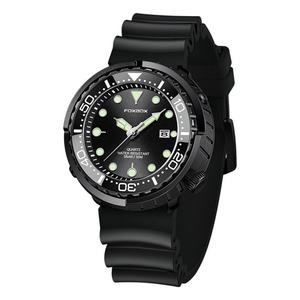 OEM Logo FOXBOX 0024 <b>Men's</b> Sport Quartz <b>Watch</b> Luminous Calendar Three Pointers <b>Waterproof</b> Steel Band Fashion Business Wrist - Product Image 6
