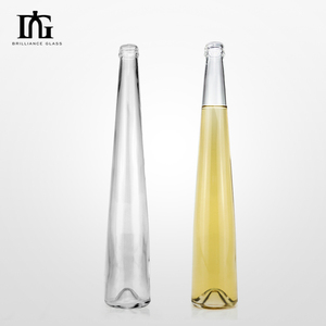 Vente en gros de bouteilles en verre rondes miniatures mignonnes empilables de 250 ml/500 ml/700 ml/750 ml avec bouchon en liège gravé pour liqueur, <span class=keywords><strong>vodka</strong></span>, whisky, vin, tequila, brandy - Product Image 2