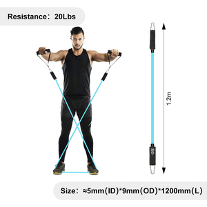 Ensembles de bandes de résistance personnalisables avec poignées, incluant des sangles de cheville, pour la maison et les voyages - Product Image 6