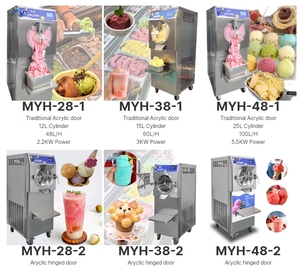 Máquina Horizontal Comercial de Helado Artesanal, Gelato, Yogur Congelado y Crema Batida - Product Image 3