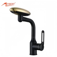 Robinet de cuisine à capteur sans contact en acier inoxydable, monotrou, à montage sur plan, avec mitigeur à débit contrôlé et valve en céramique