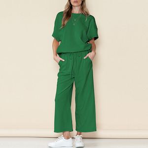 2024 élégant bureau dame noir, femmes deux pièces pantalon ensemble taille haute qualité grande taille ensembles/ - Product Image 6