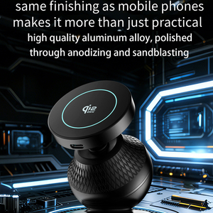 Nuevo Soporte Magnético para Teléfono Móvil con Ventilación de Aire de 15 W, <span class=keywords><strong>Cargador</strong></span> Inalámbrico Magnético para Automóvil, <span class=keywords><strong>Cargador</strong></span> Inalámbrico para <span class=keywords><strong>iPhone</strong></span> - Product Image 3