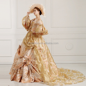 Vestido de corte gótico Retro Medieval, vestido de baile de Dama Real, cuello cuadrado, cintura ajustada, lazo, <span class=keywords><strong>disfraz</strong></span> elegante para <span class=keywords><strong>mujer</strong></span> - Product Image 1