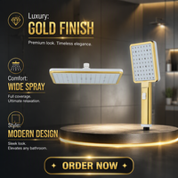 Pommeau de douche à main au design moderne, finition chromée, garantie 2 ans, nouveau modèle, haute qualité, prix attractif