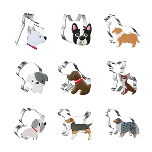 Molde personalizable para sándwich de galleta de perro, cortador de galletas de acero inoxidable de grado alimenticio para molde de alta calidad - Product Image 1