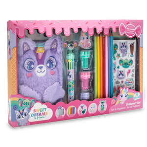 Quaderno in peluche con set di cancelleria Sweet Dreams - Product Image 1