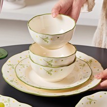 Manufacturer Supplier Vintage Wholesale Hotel Light Luxury European-Style Ceramic Tableware <b>Set</b> - Product Image 4