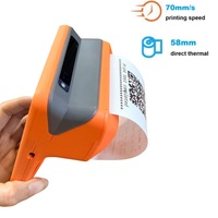 Terminal POS Móvil Android 15 HONGWEN, Escáner de Código de Barras, Impresora Térmica, Pantalla Táctil de 5.5 Pulgadas, NFC, Bluetooth, Wi-Fi, USB