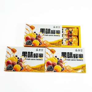 Tai Shenghuang Brand Delicious Fruit <b>Honey</b> Beverage Sweet Taste Rich Flavor Mixed Fruit Sachet 20g Yellow Box Pack - Product Image 4