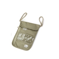Bolsa de Viaje para Collar, Organizador de Bolsa de Viaje con Bloqueo RFID, Tarjetero y Cartera para Guardar Dinero en Efectivo y Documentos de Forma Segura