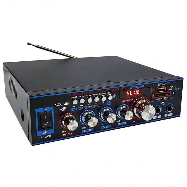 BT-309A  Stereo Audio Amplifier  Board 12V/220V Class D Customizable Bass Treble For KTV Home Theater Audio Amplifier