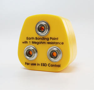 Plugue de Aterramento de Plástico Amarelo Padrão Europeu EPA Equipamento de Controle Estático Plugue Banana M5 - Soquete de Aterramento ESD de Segurança - Product Image 4