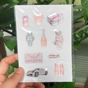 Paquete de pegatinas personalizadas para carcasa de teléfono, pegatinas estéticas, pegatinas bonitas para celular, decoración DIY - Product Image 3