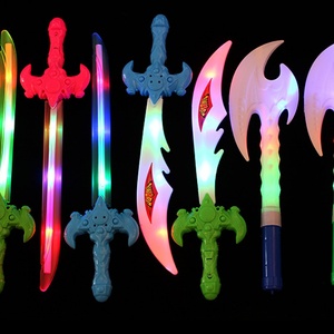 Jouet d'arme électronique lumineuse en plastique, épée clignotante, couteau, hache, épée lumineuse LED - Product Image 2