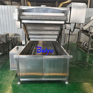 เครื่องลวกผักผลไม้เกรดอาหาร Baiyu สำหรับโรงงานผลิต ให้ความร้อนสม่ำเสมอ ผลิตต่อเนื่อง 5-60 กิโลวัตต์ - Product Image 3
