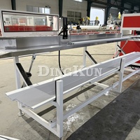 Machine/ligne de production/usine d'extrusion de profilés PVC UPVC pour la fabrication de cadres de fenêtres et de portes, fournisseur de machines d'extrusion de profilés PVC